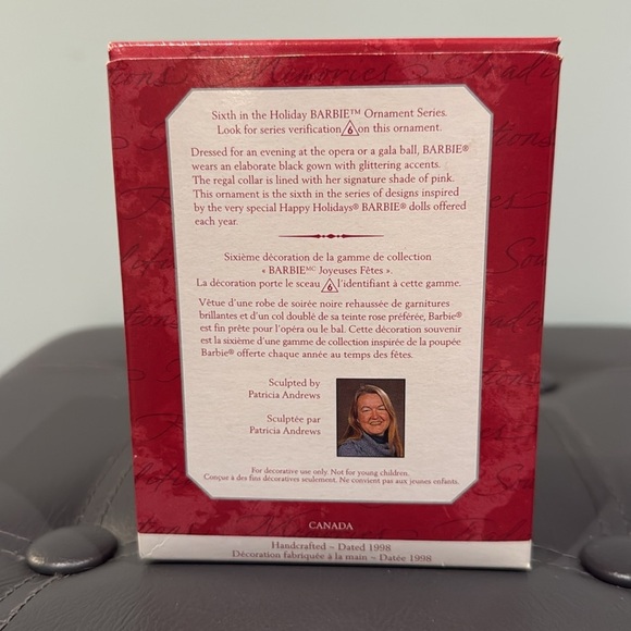 * Vintage * Hallmark | Barbie Collector Series Ornament- 1998 - Picture 8 of 9